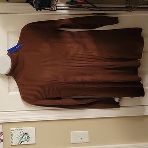 NWT Apt 9 brown long sweater
